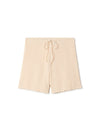 Pointelle Mixed Stripes Ecru