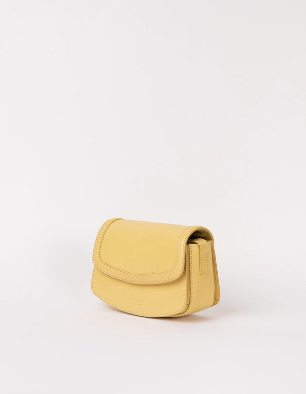 Kendalini Classic Leather Bag Butter Yellow