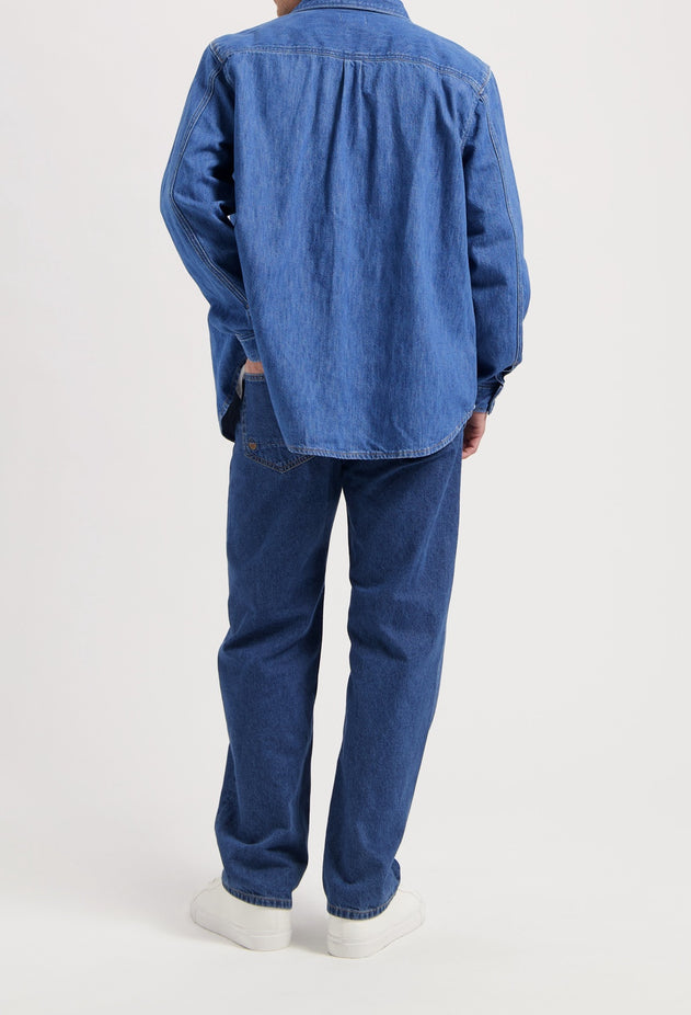 Chris Denim Shirt Medium Stone