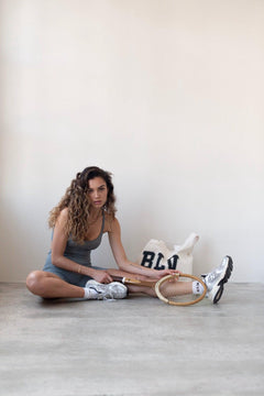 Ether Biker Shorts Heather Grey
