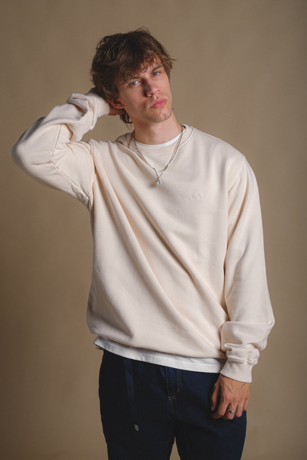 Essential Garment Heavyweight Sweater Pearled Ivory