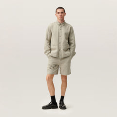 Shorty Lightweight Hemp Blend Shorts Rock Olive