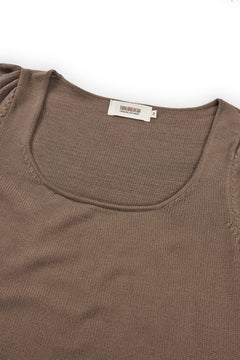 Haya Knitted Tencel Top Brown