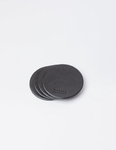 Coasters Soft Grain Leather Black