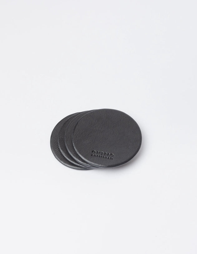 Coasters Soft Grain Leather Black