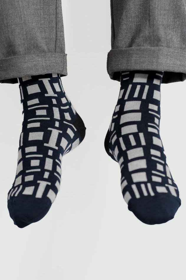 Ukko Socks by Stig Baumgartner Blue