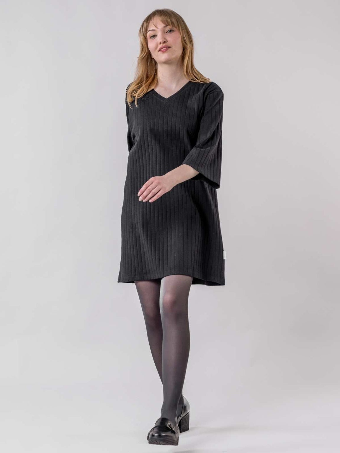 Suvanto Ribbed Tunic - Black