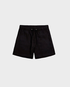 Men's Malibu Linen Shorts Black