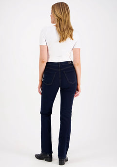 Caramel High Waist Jeans Dark Blue