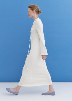Knitted Cotton Maxi Dress
