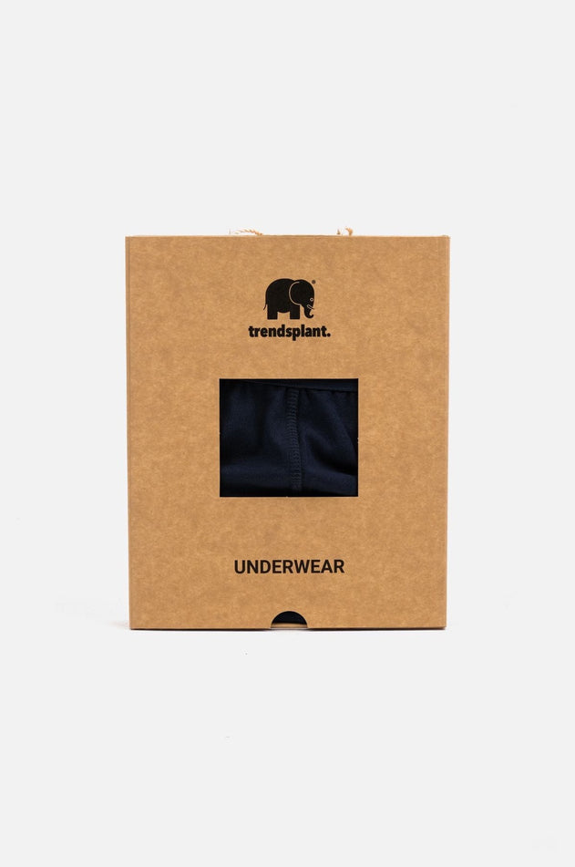 Organic Essential Boxer Briefs Navy