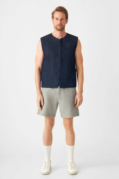 Shorty Lightweight Hemp Blend Shorts Rock Olive