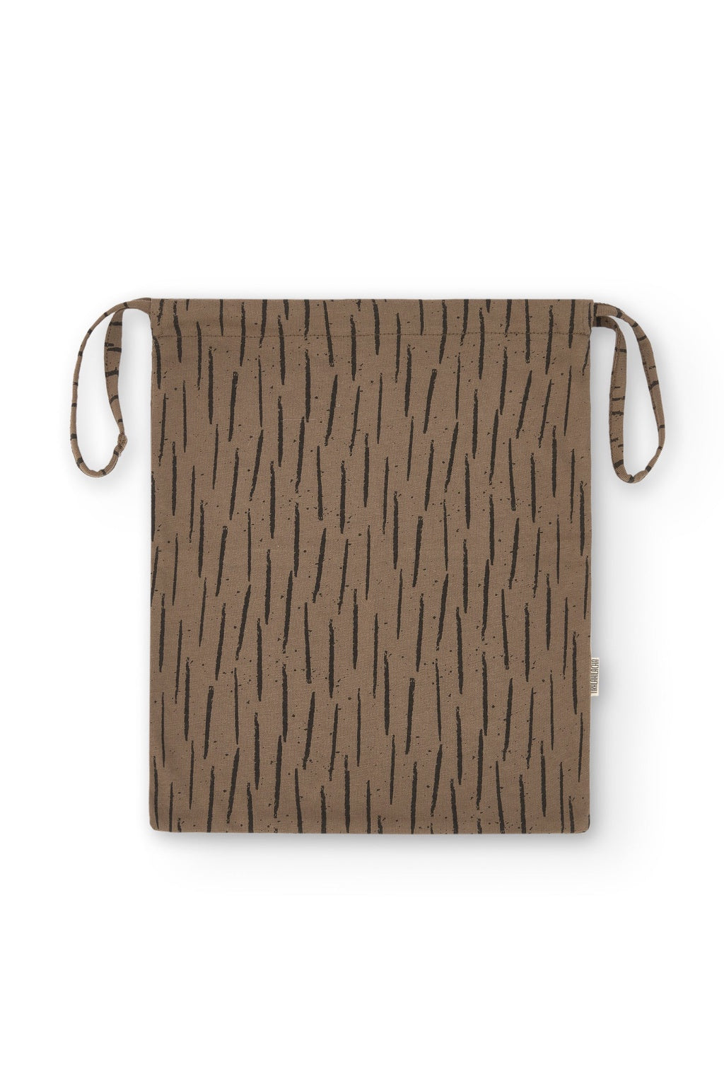 Multipurpose Organic Cotton Pouch Bag Bark Brown
