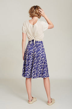 Suma Bermuda Shorts Blue Flowers