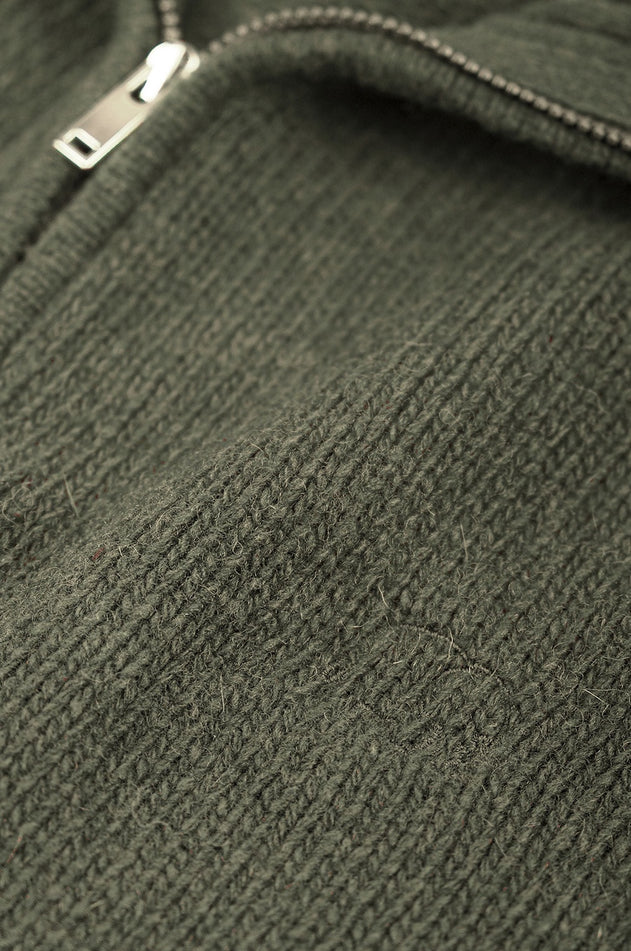 Bernia Quarter Zip Knit Sage