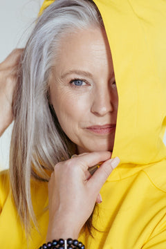 Fit and Flare Raincoat with Full Circle Hem Yellow Sun