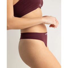 Clotsy Brand Thong Panties Burgundy