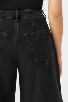 Blinky Soft Denim Shorts Black Denim