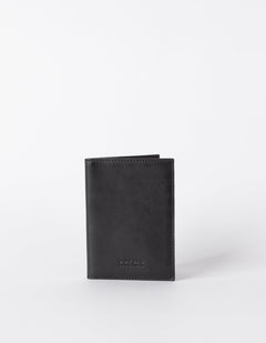 Passport Holder Classic Leather Black
