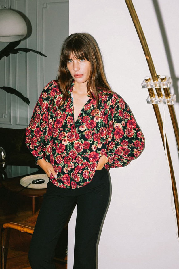 Hortensia Blouse Red