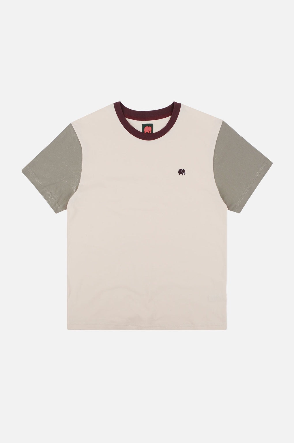 Color Block T-Shirt Pale Glow/Iron Veil