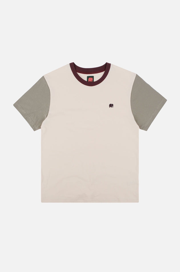 Color Block T-Shirt Pale Glow/Iron Veil