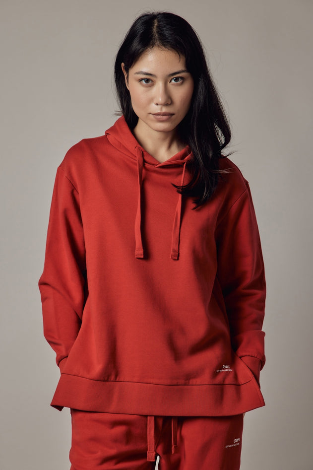 Women's Hoodie With Side Slits