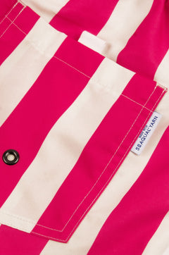 Beach Club SEAQUAL®YARN Swim Trunks Fuchsia
