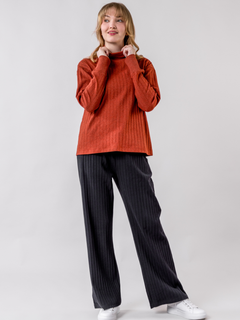 Aalis Ribb Shirt Mecca Orange