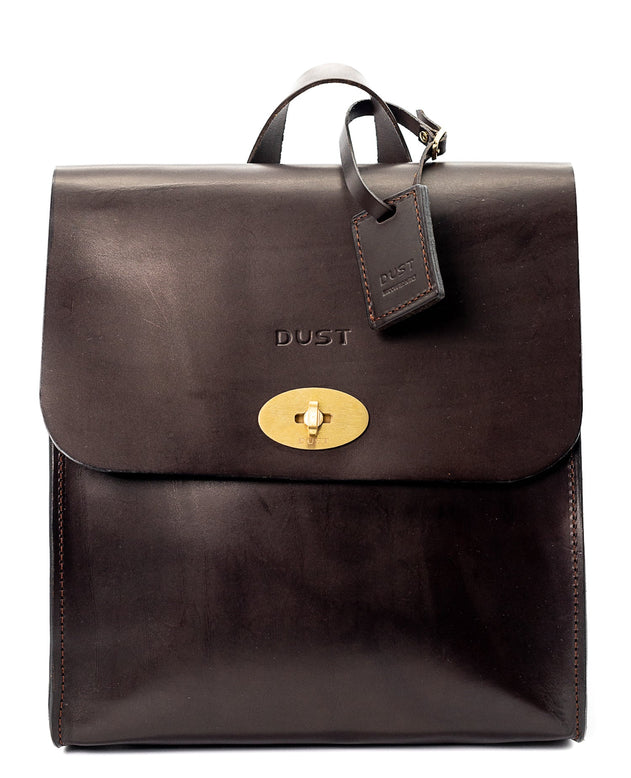 Leather Backpack Artist Collection Cuoio Dark Brown