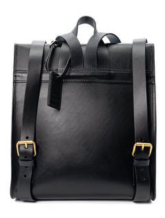 Leather Backpack Artist Collection Cuoio Black