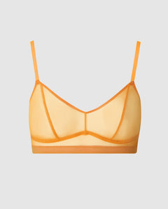 Mesh Balconette Apricot Orange