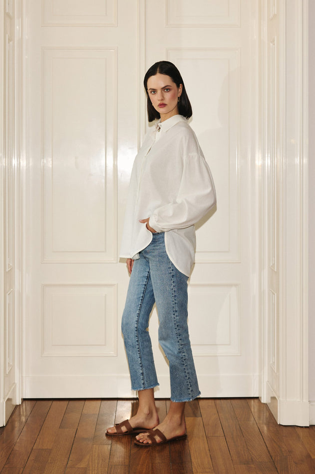 Summer Linen Shirt Off White