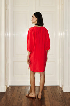 Kimono Dress Red