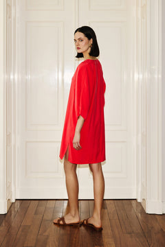 Kimono Dress Red