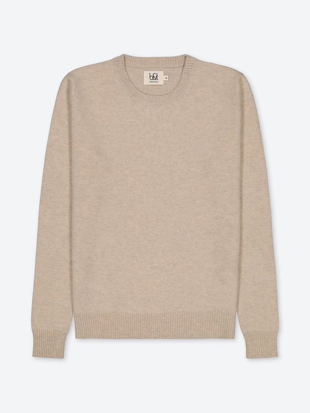 Adult Cashmere Sweater Beige