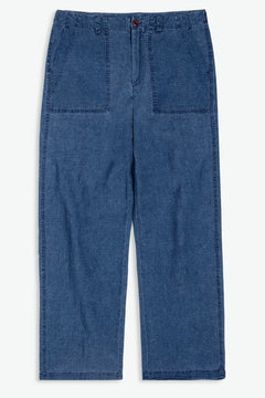Aesc Trousers Indigo Linen