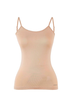 Alina Modal-Mix Singlet Top Beige