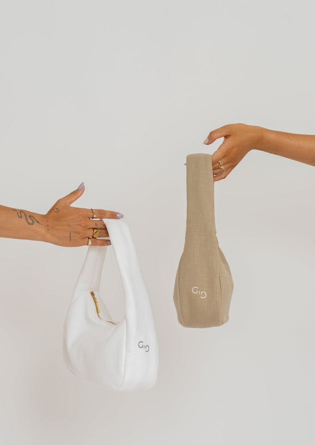 Pillow Shoulder Bag Mini White