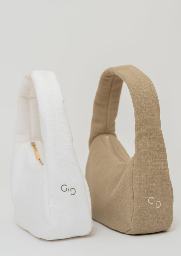 Pillow Shoulder Bag Mini White