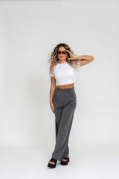 GS Cropped T-Shirt - White