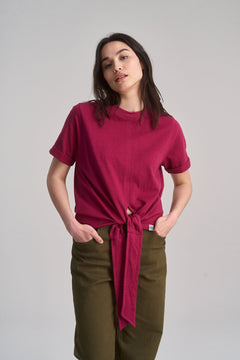 Anisa Organic Cotton T-Shirt Berry