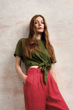 Anisa Organic Cotton T-Shirt Green