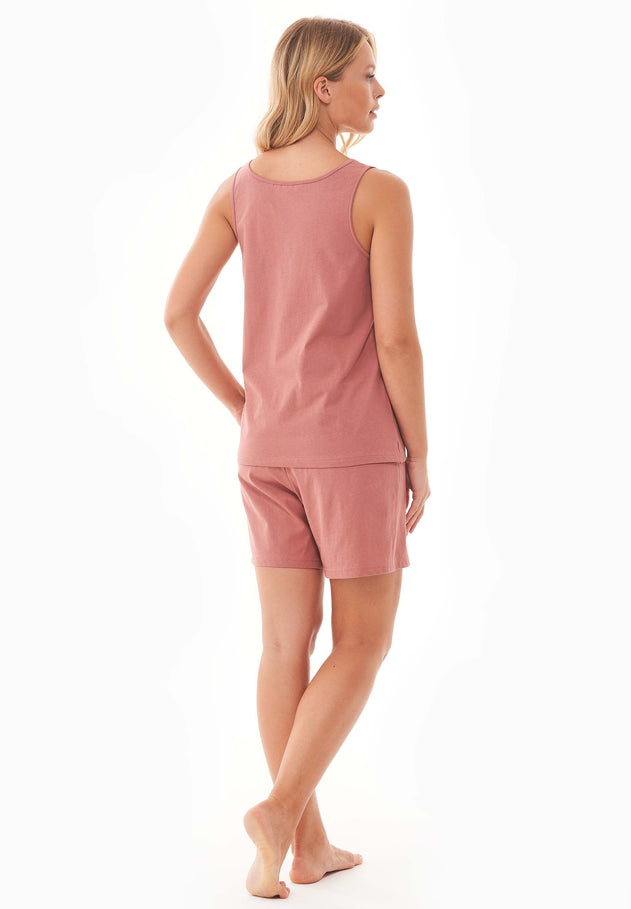 Anndrea Shorts Pyjama Set Clay