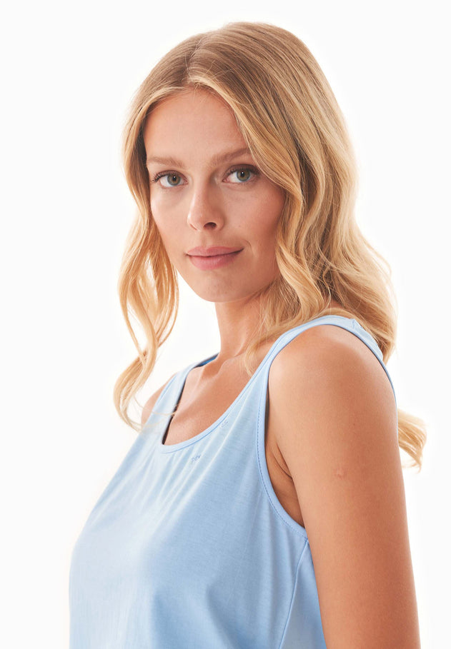 Anndrea Shorts Pyjama Set Light Blue