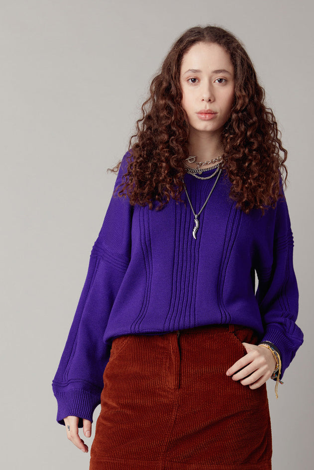 ANYA Wool Jumper - Ultramarine
