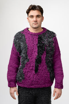 Flow Merino Alpaca Sweater Purple