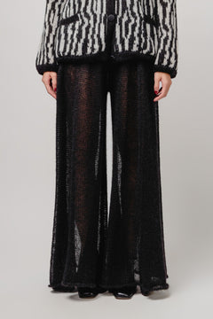 Roots Mohair Pants Black