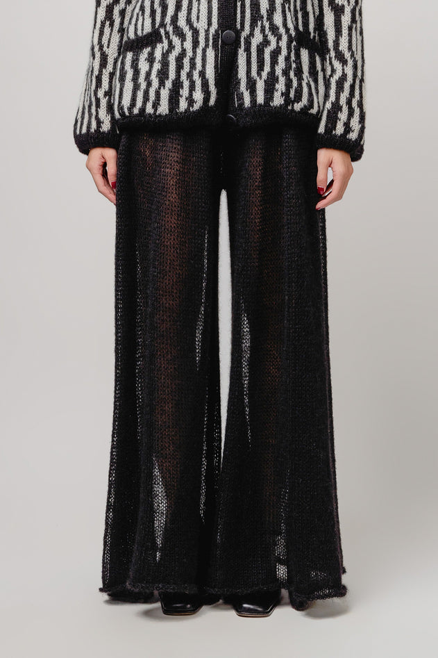 Roots Mohair Pants Black