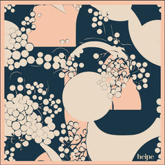 Silk Scarf Japan Print